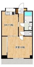 コンフォルト1の間取図