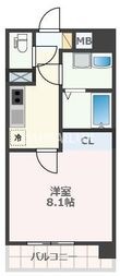 熊本市中央区薬園町の間取図