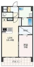 熊本市中央区渡鹿7丁目の間取図