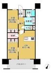 ブランシエラ熊本中央の間取図