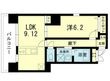 熊本市中央区南坪井町の間取図
