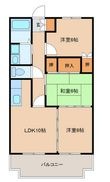 熊本市中央区八王寺町の間取図