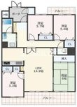 ムライチマンション劇場東の間取図