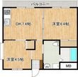 熊本市中央区水前寺5丁目の間取図