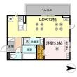 熊本市南区野口4丁目の間取図
