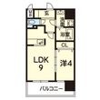 ライズ九品寺Ⅱの間取図