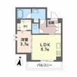 シャーメゾン ウィステリアの間取図