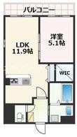 熊本市中央区新大江1丁目の間取図