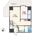 熊本市中央区本荘5丁目の間取図