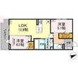 D-ROOM西熊本駅Ⅱの間取図