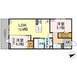 D-ROOM西熊本駅Ⅱの間取図