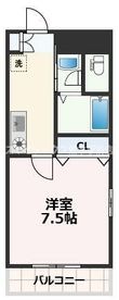 熊本市中央区草葉町の間取図