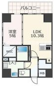 熊本市中央区水前寺1丁目の間取図