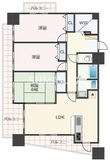 コアマンションネクステージ下通の間取図