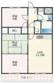 熊本市西区花園3丁目の間取図
