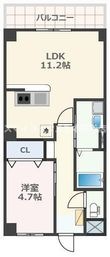 グレーシア水前寺の間取図