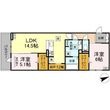 D-ROOM西熊本駅Ⅱの間取図