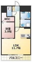 熊本市中央区通町の間取図