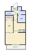 熊本市西区二本木2丁目の間取図