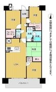 熊本市中央区十禅寺4丁目の間取図