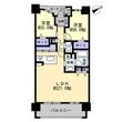 熊本市中央区水道町の間取図