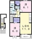 メゾンセレナーデBの間取図