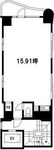 中央区日本橋箱崎町の間取図
