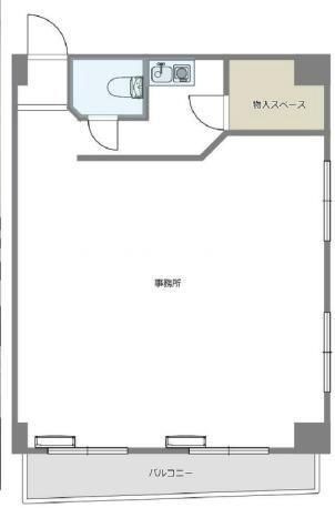 拡大写真:渋谷区広尾1丁目 2階2の間取り