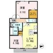 四條畷市中野本町の間取図