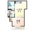四條畷市岡山4丁目の間取図