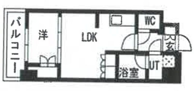 拡大写真:守口市日吉町2丁目 4階413の間取り