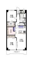 パークプラザ森小路の間取図