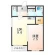 大阪市平野区加美東5丁目の間取図