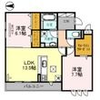 枚方市南楠葉1丁目の間取図