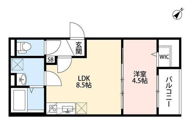 拡大写真:大阪市西淀川区佃1丁目 1階101の間取り