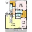 大東市御供田2丁目の間取図