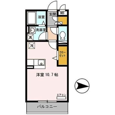 拡大写真:守口市梶町4丁目 1階108の間取り