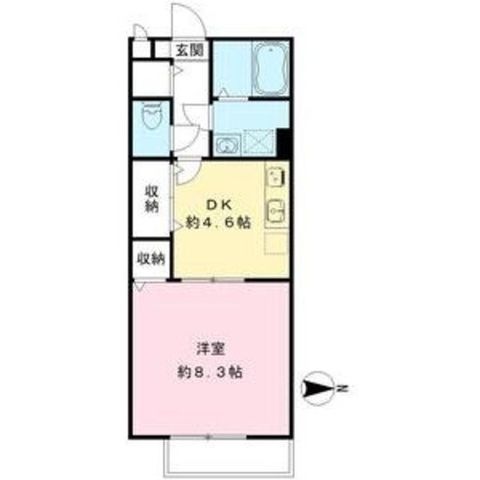 拡大写真:東大阪市菱屋東3丁目 1階101の間取り