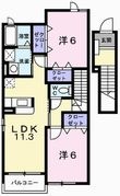 グレイスフル弐番館の間取図