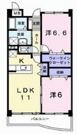 ラフィーネ弐番館の間取図