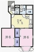 ヴァンヴェールAの間取図