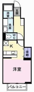 エスターブレAの間取図