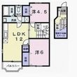 ヴァンヴェールＡの間取図