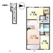 加古郡稲美町国岡 アパート新築の間取図