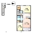 加古郡稲美町国岡 アパート新築の間取図
