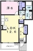 ラルジュ フォンテーヌⅣの間取図