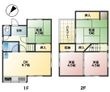 魚住町西岡貸家の間取図