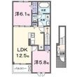 アンソレイエ加古川山手の間取図