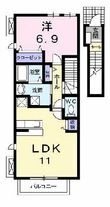 ソレイユの間取図
