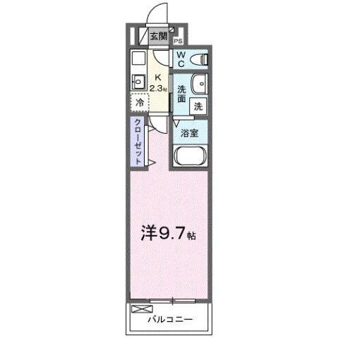 拡大写真:ヒカルサ加古川別府 3階302の間取り